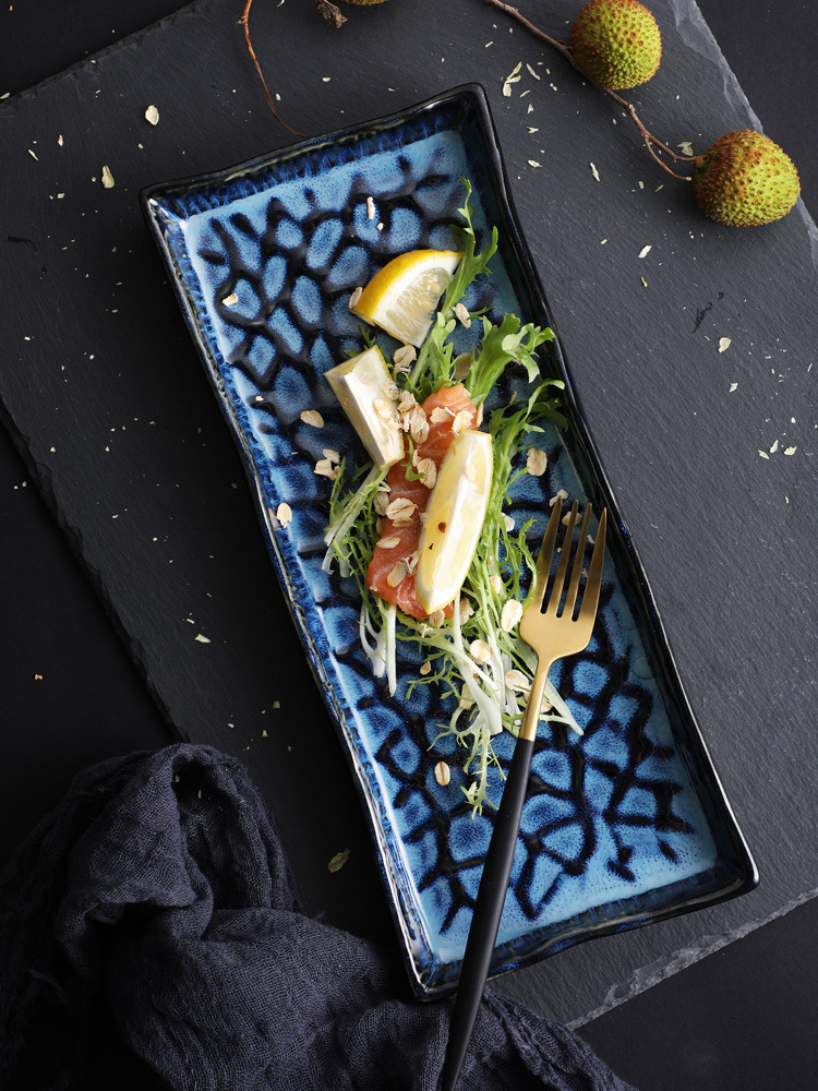 9" / 13.5"  Rectangle Ceramic Plate